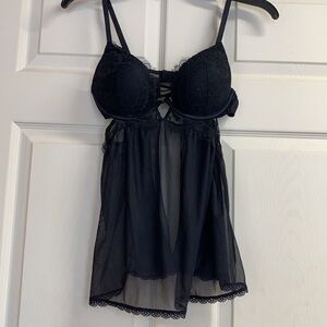 NWOT Push-Up Sexy Chemise w/Open Back